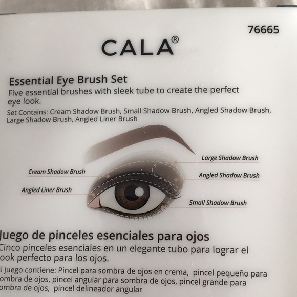 Cala 5 pc Brush Kit & Travel case Purple - Picture 2 of 2